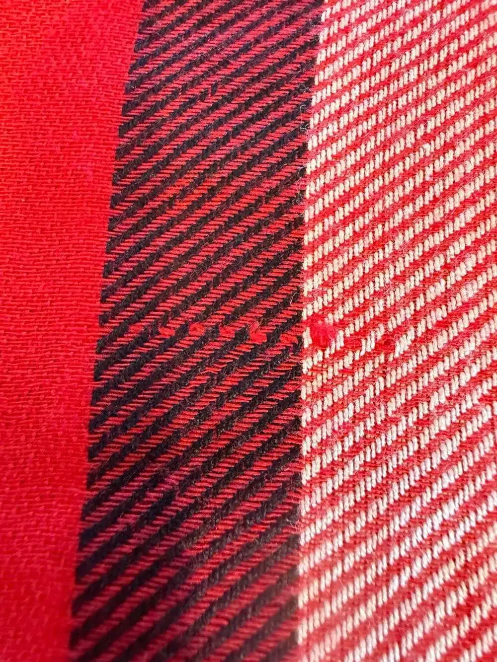 Vintage Burberry London Equestrian Knight Check Red Scarf in Cashmere and Silk